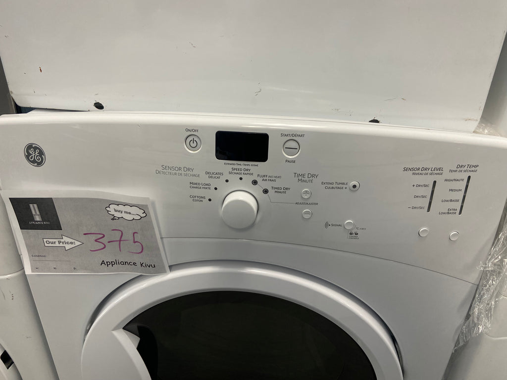 GE GFMN100ELOWW Dryer, 27 inch Width, 7 cu. ft. Capacity