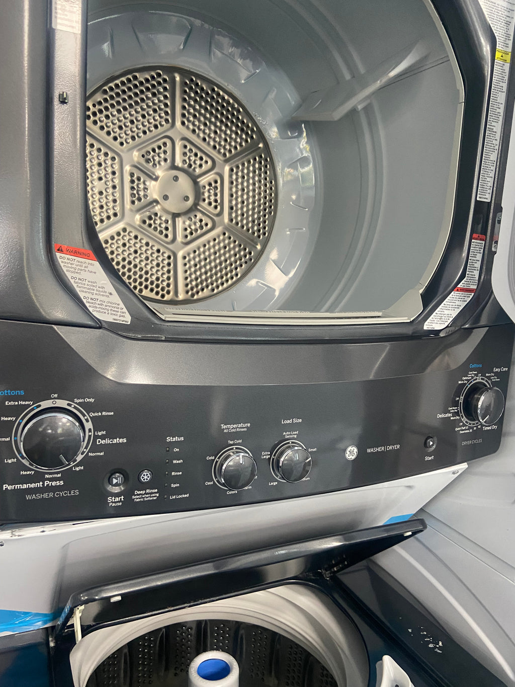 GE black laundry Center,  GUD37ESMJ1DG, “lightly used ”, 3 Months Warranty