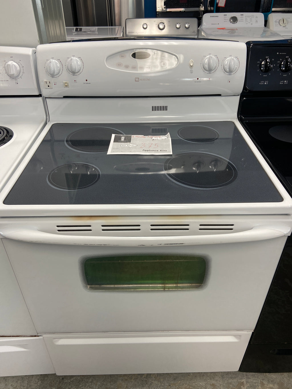 Maytag 30" Electric Freestanding Range with Storage Drawer White - MER5751ACW