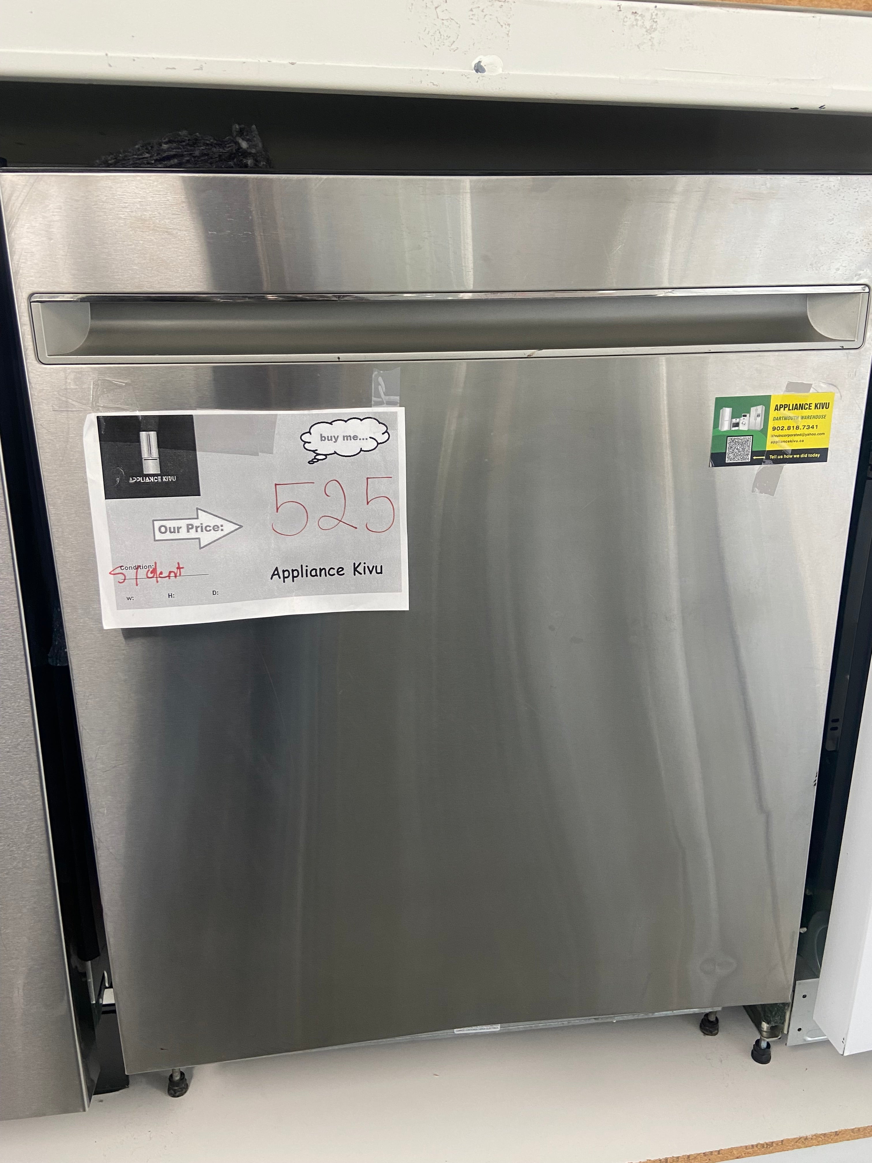 GE Built in 24" Stainless Dishwasher "scratch and Dent"