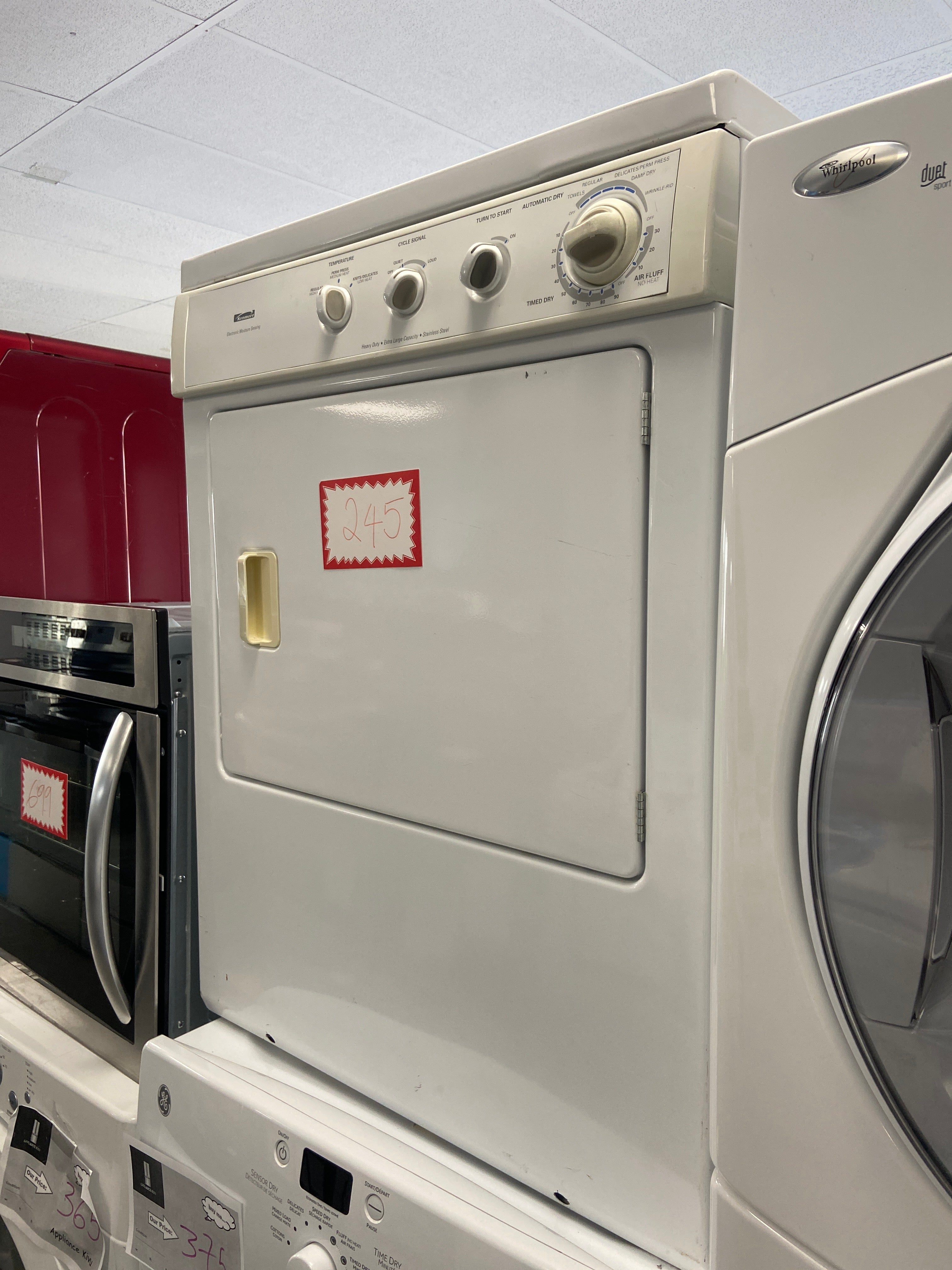 Kenmore Electric Dryer - White (970-C82162-10)