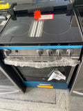 GE stainless apartment size(24”) glass top stove, JCAS640RM4SS,  “Brand New”, 6 Months Warranty