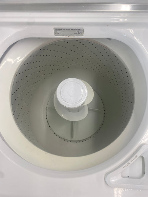 27” Kenmore Top Load Washer, White "Used"