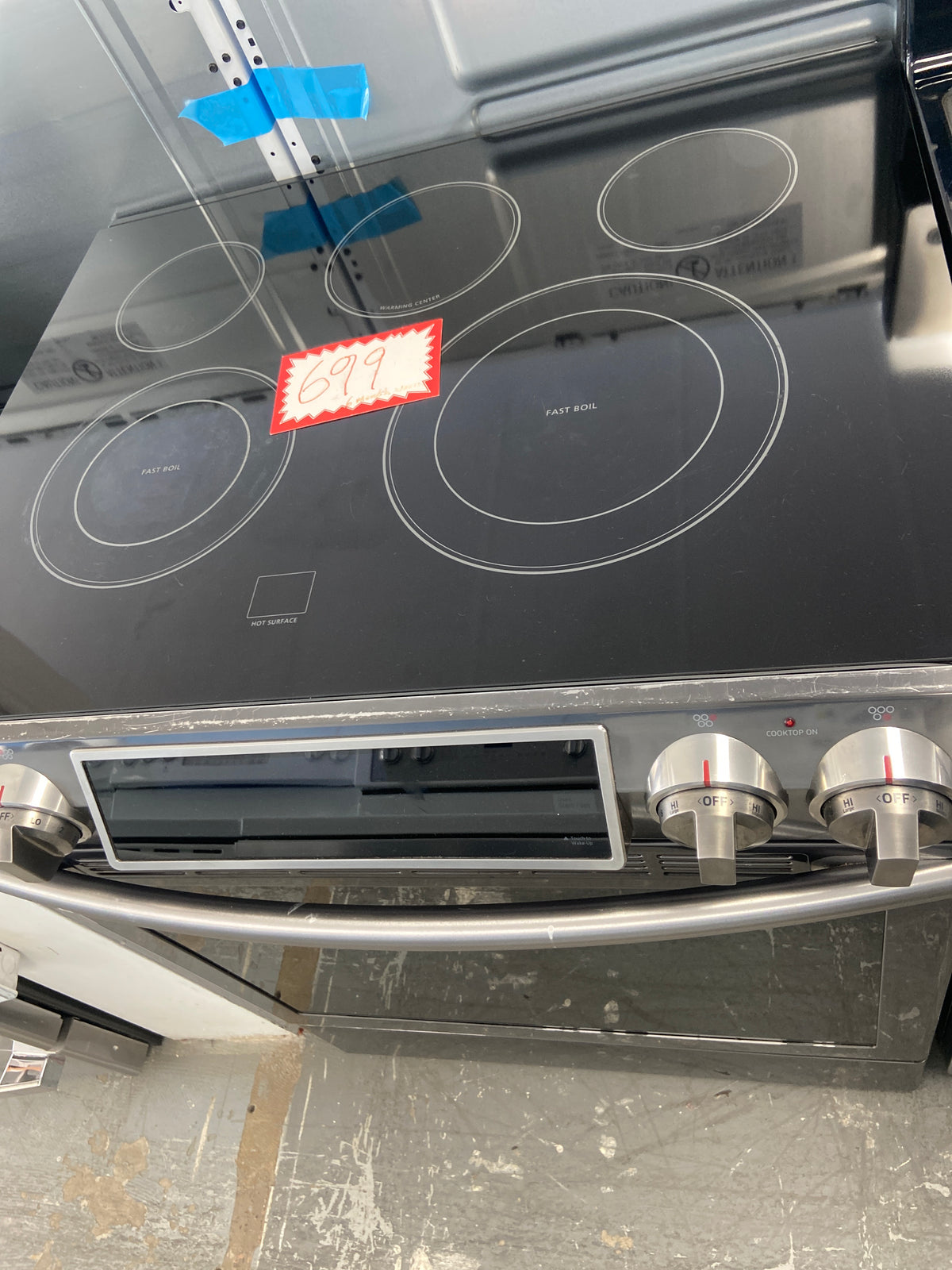 Samsung slide in stove, NE58K9500SG/AC, “refurbished”, 6 Months warranty