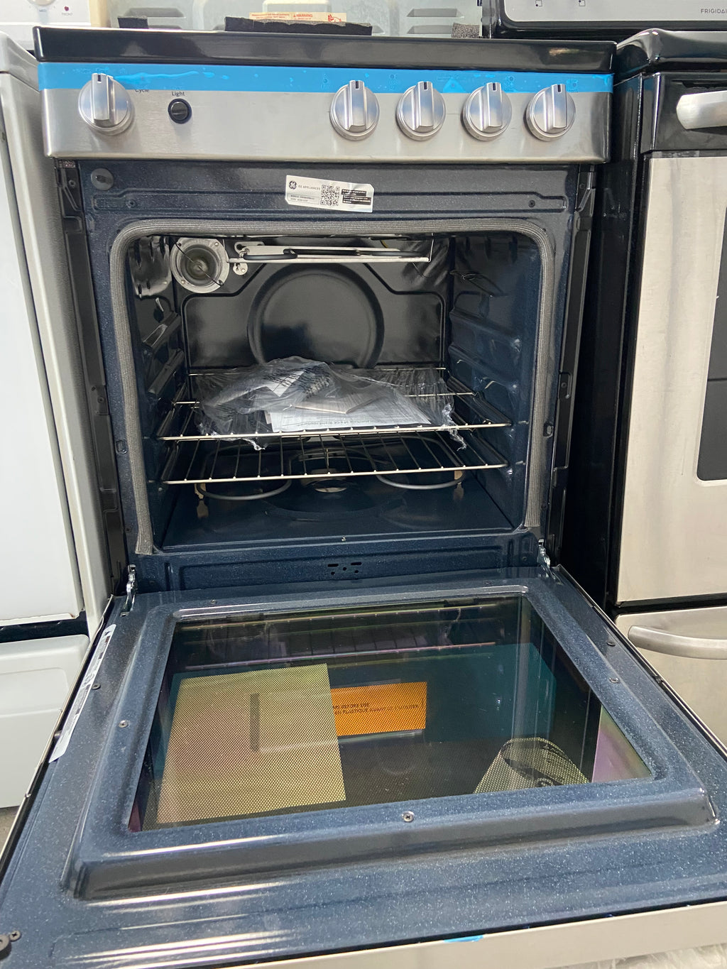 Stainless 24” GE JCAS640RM4SS Glass Top Stove (Scratch and Dent)