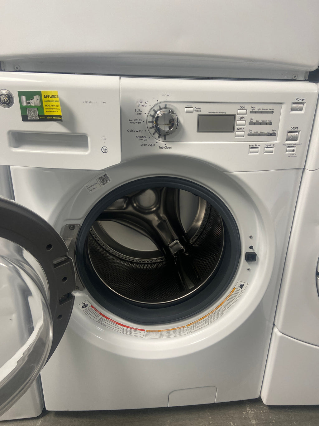 GE washer and dryer set, GFW400SCKØWW / GFMN110ED2WW, “Refurbished”, 3Months warranty