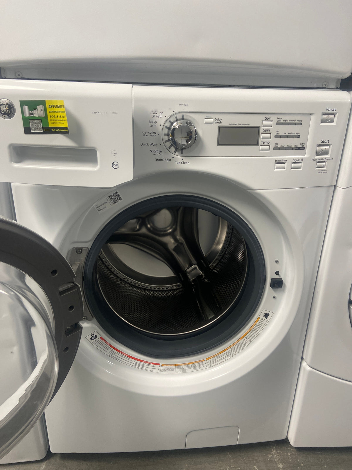 GE washer and dryer set, GFW400SCKØWW / GFMN110ED2WW, “Refurbished”, 3Months warranty