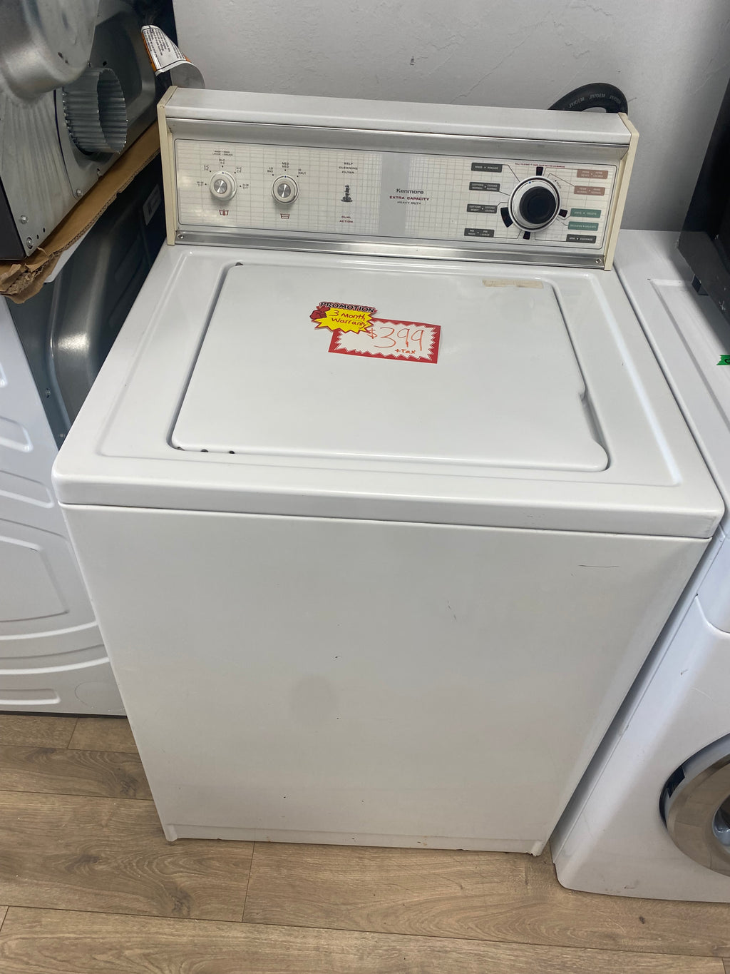 27" Kenmore heavy duty top load washer with agitator "refurbished" Direct drive