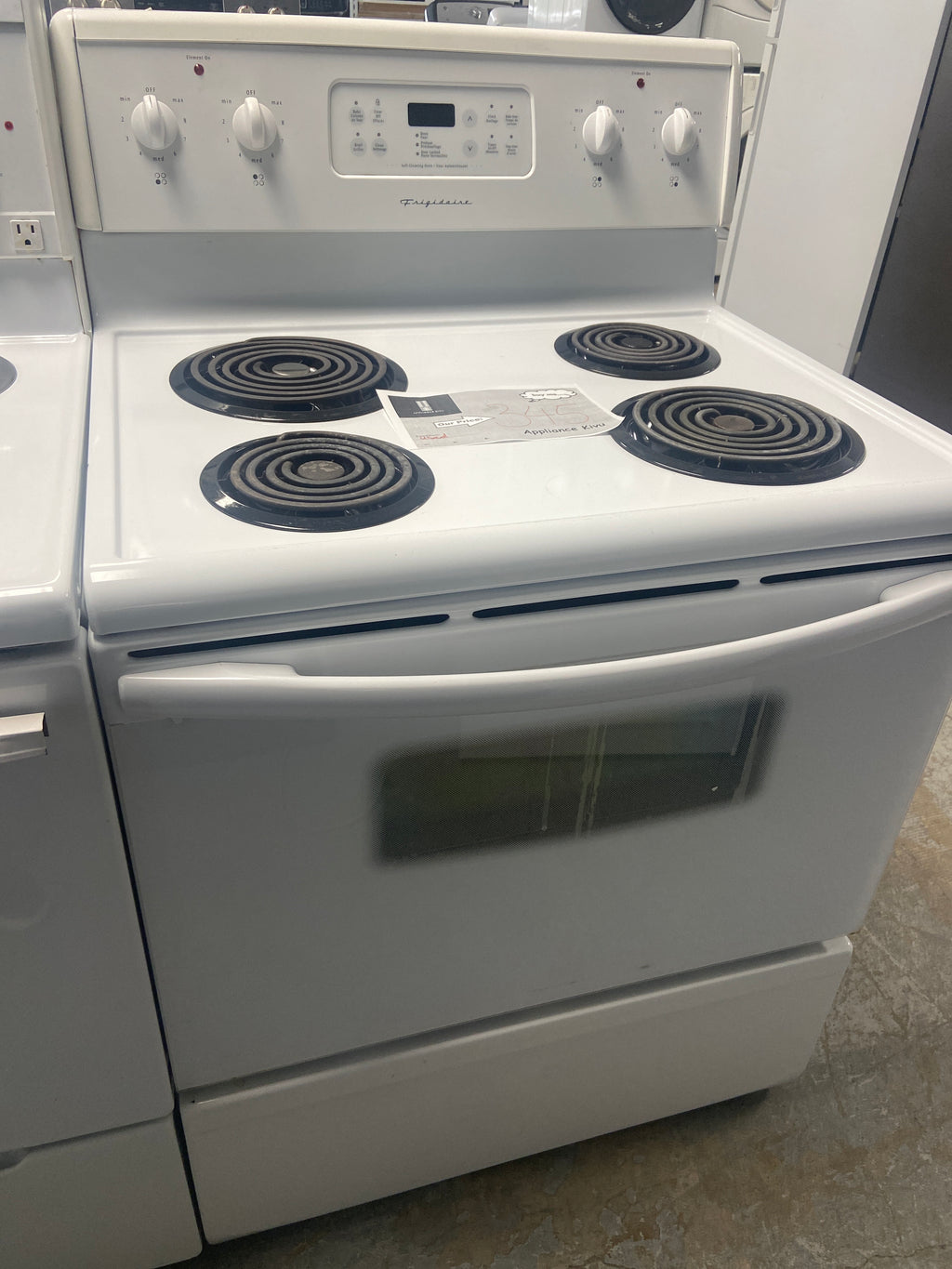 Frigidaire coil top stove, CFEF357CS1,  “Refurbished”, 3 Months Warranty