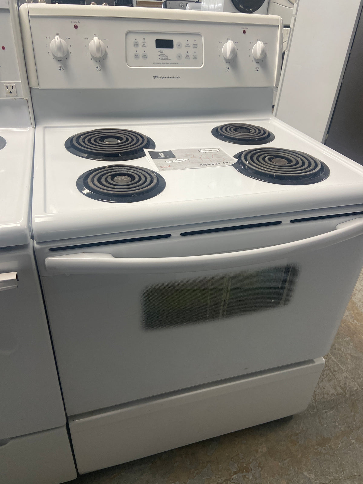 Frigidaire coil top stove, CFEF357CS1,  “Refurbished”, 3 Months Warranty