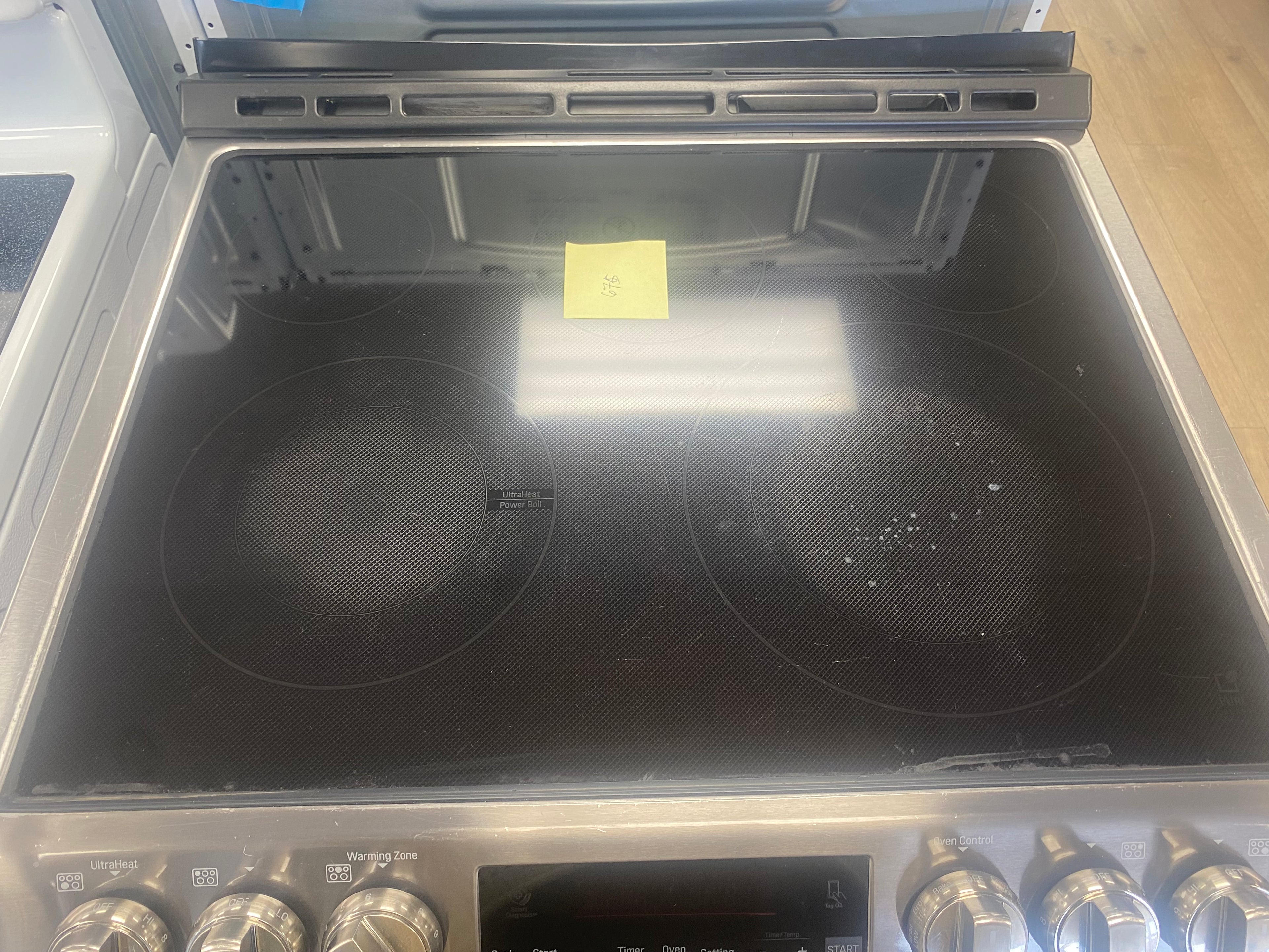 LG 30” dark Stainless Steel glass top slide in Stove, convection, self clean