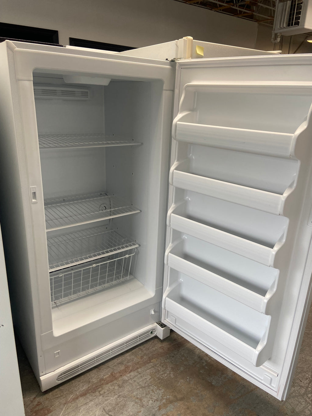White 14cu. ft. Kenmore 253.22442412 Upright Freezer (Refurbished)