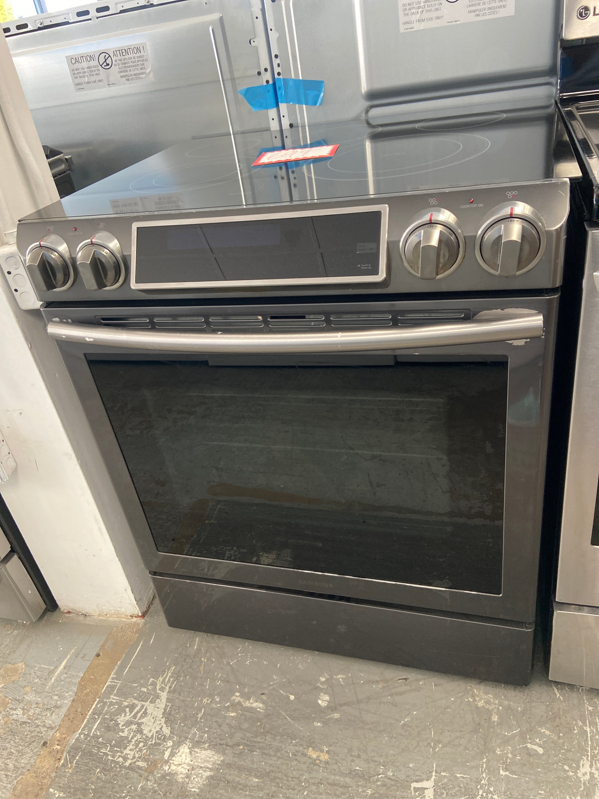Samsung slide in stove, NE58K9500SG/AC, “refurbished”, 6 Months warranty