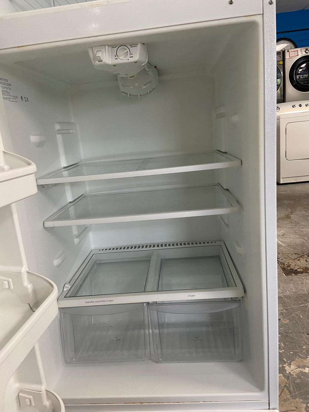 White 30” Kenmore 970-408821 Fridge (Refurbished)
