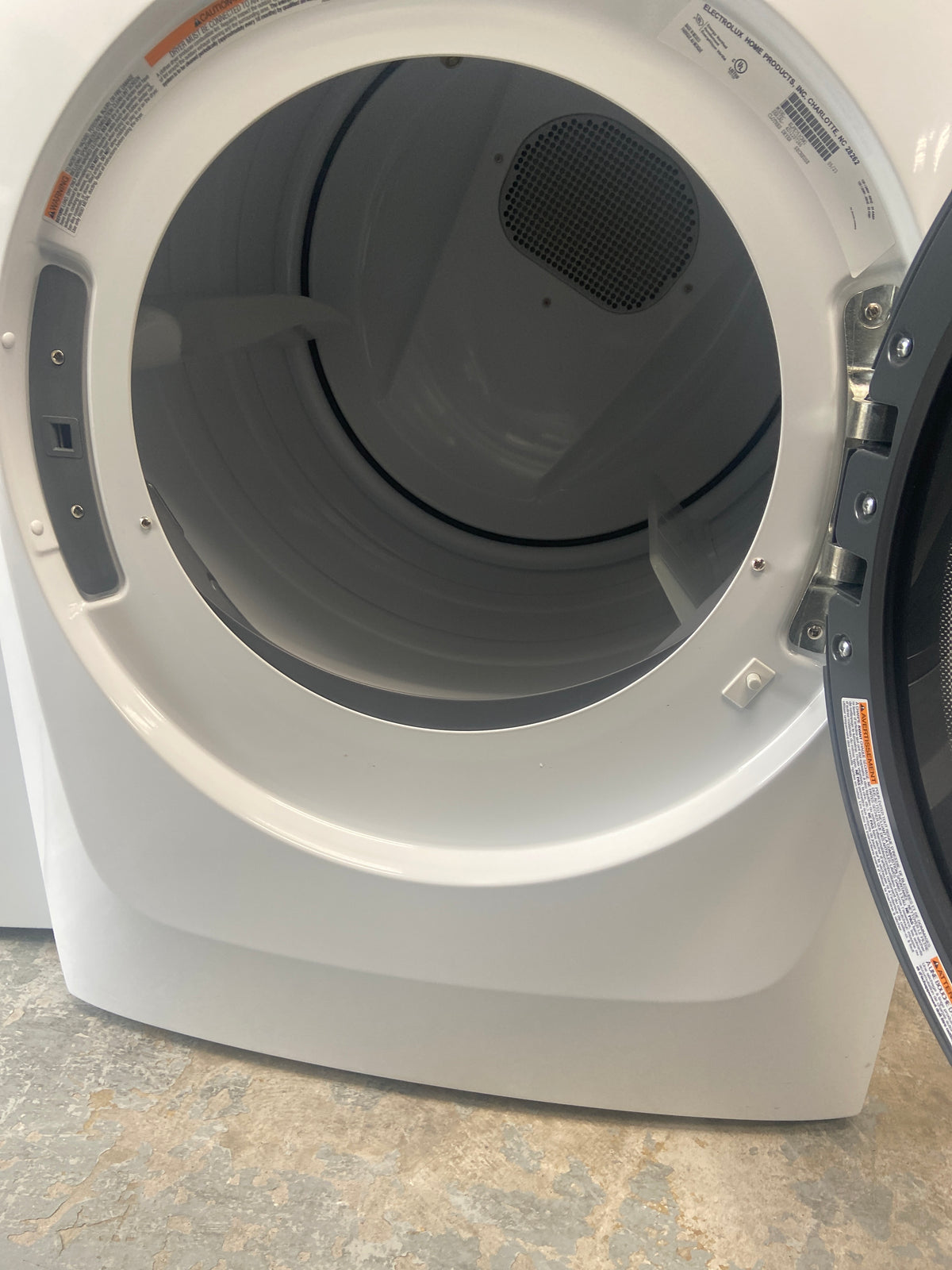 Electrolux white dryer,  EIED75CSBM1, “Open Box”, 6 Months Warranty