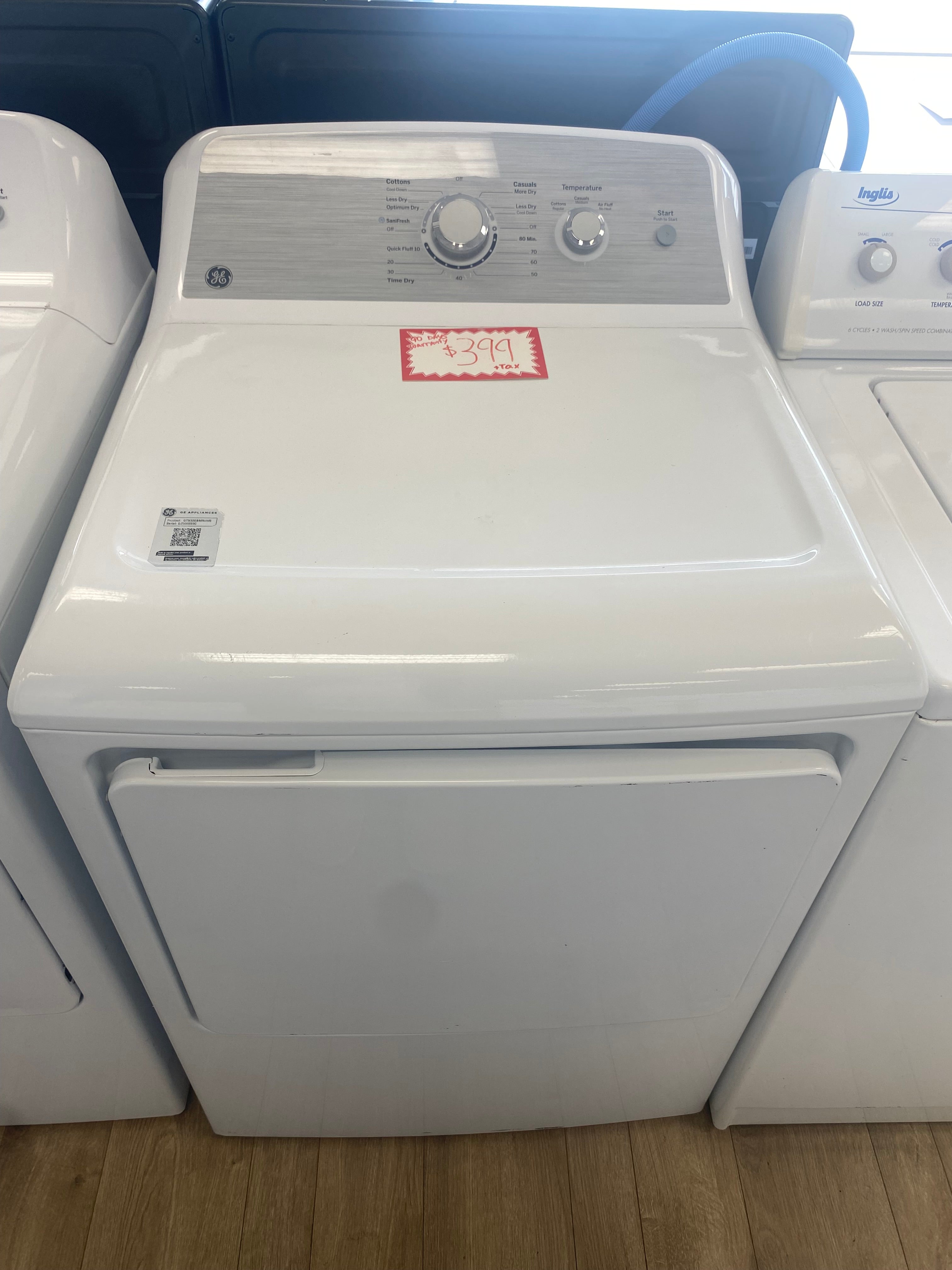 GE large Capacity dryer "Refurbished"