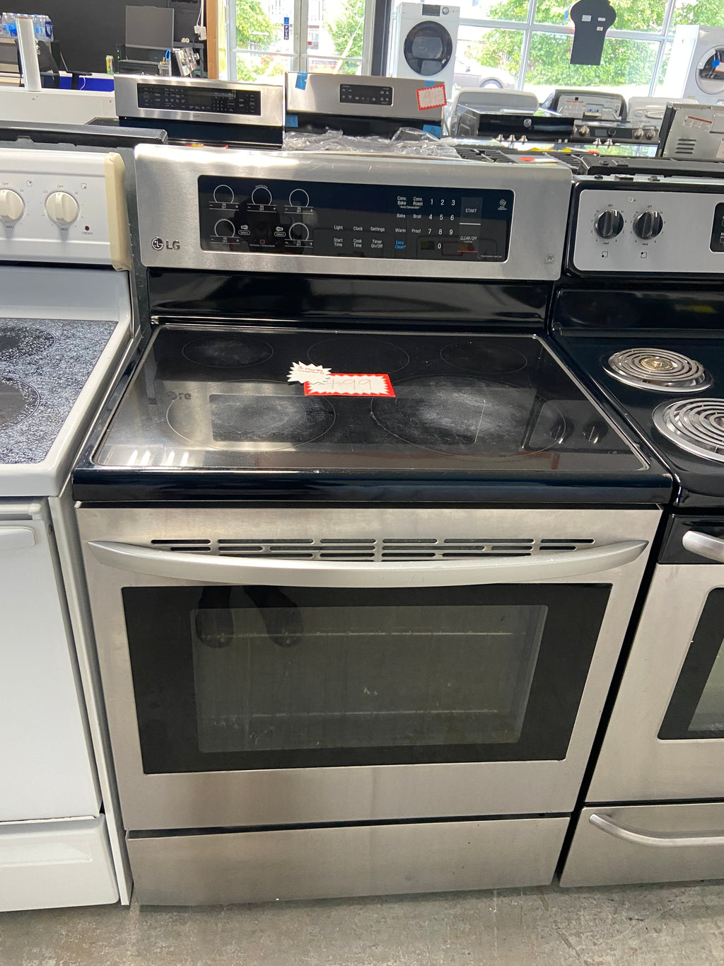 Stainless LG LRE3193ST/00 Glass Top Stove (Refurbished)