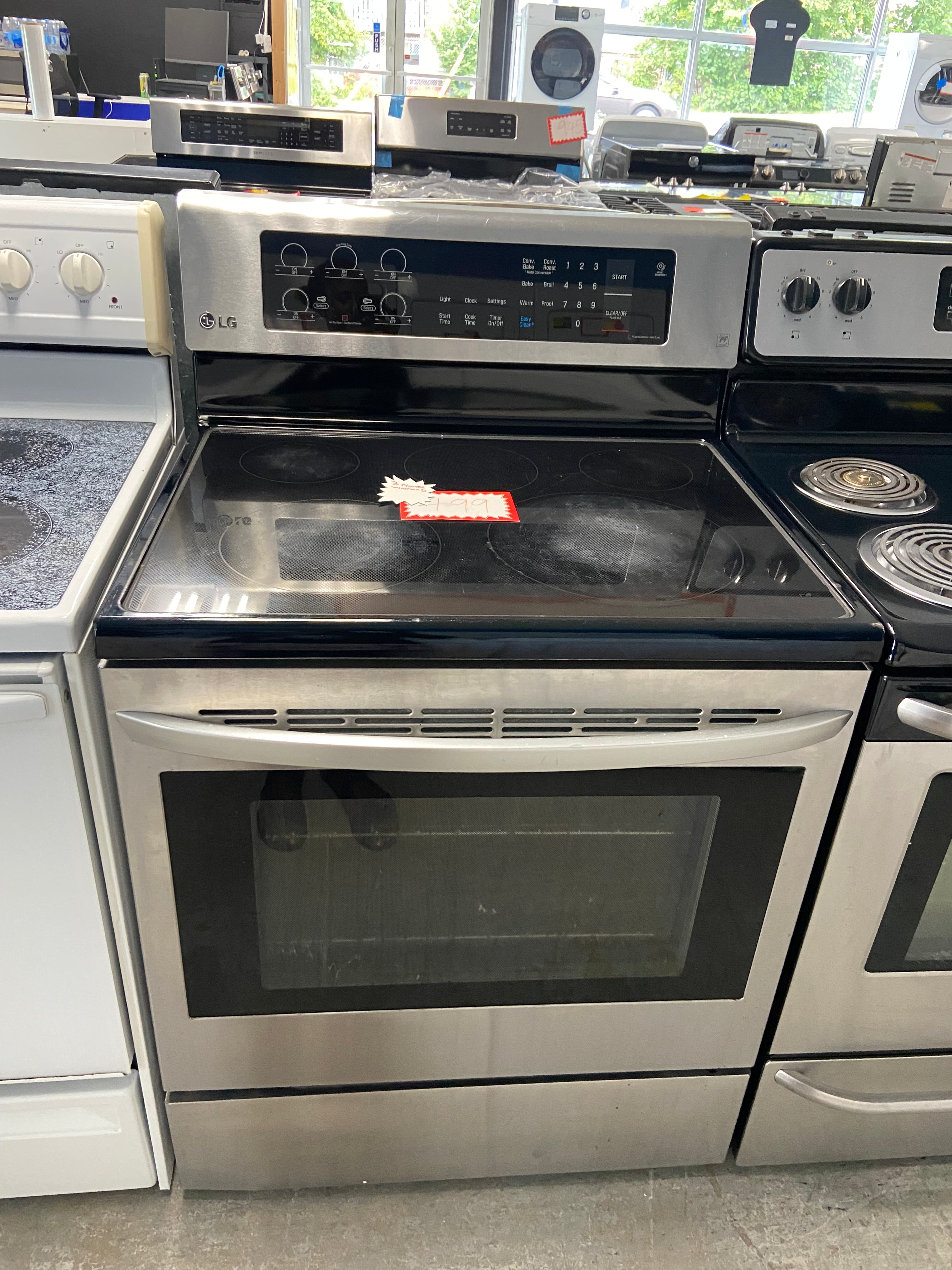 Stainless LG LRE3193ST/00 Glass Top Stove (Refurbished)