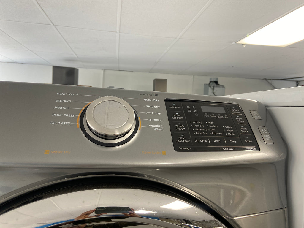 Samsung Dryer, he (high efficiency marked), sensor dry, manual dry, moisture sensor, “Refurbished”, 3 months warranty.