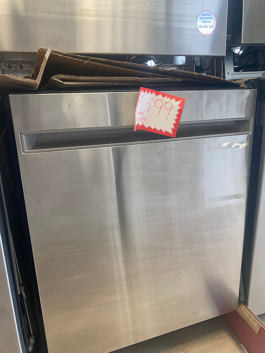 GE Stainless dishwasher