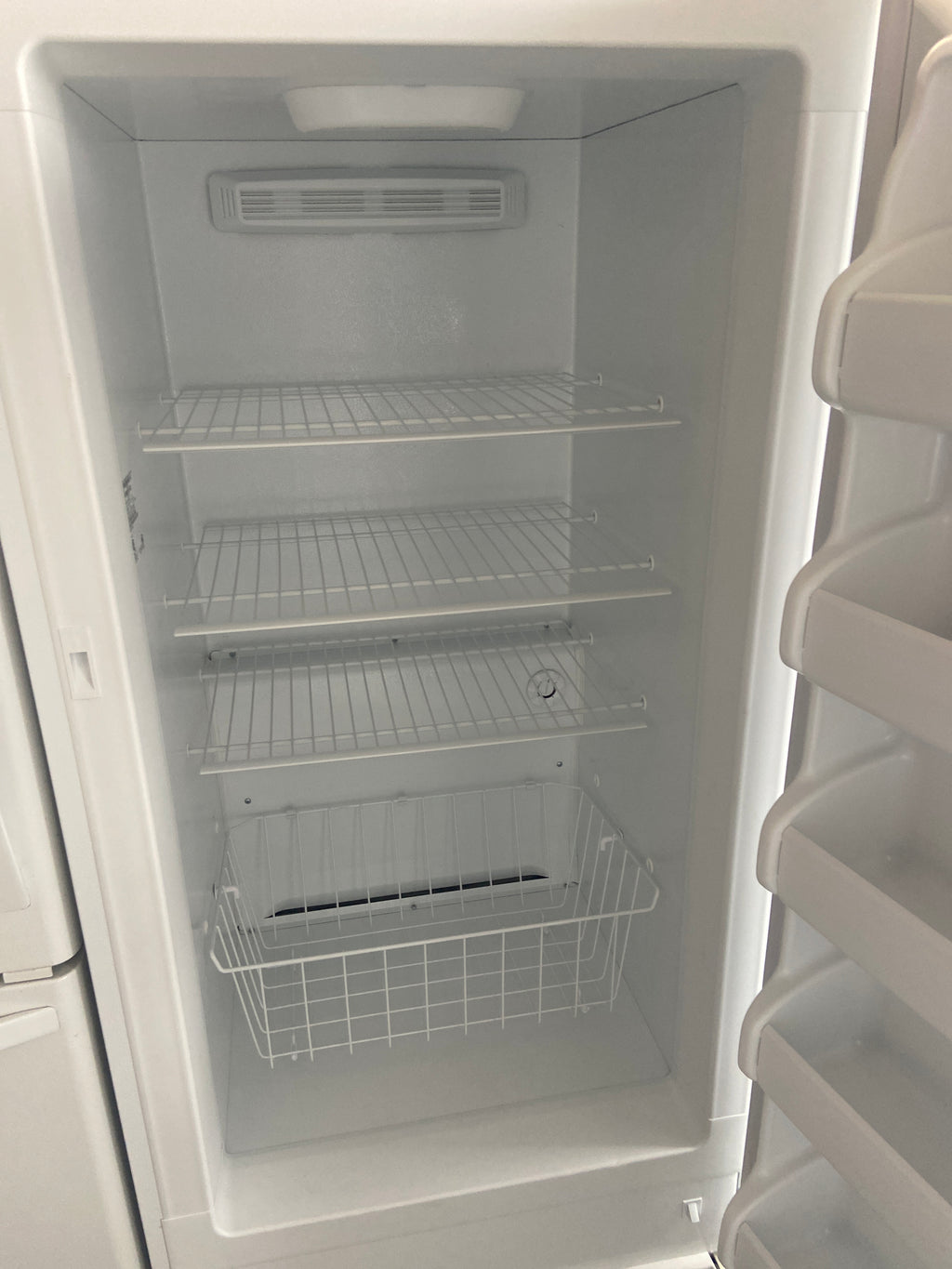 Kenmore white stand up freezer, 14 cu ft., 253.22442412, “Refurbished”, 3 Months warranty