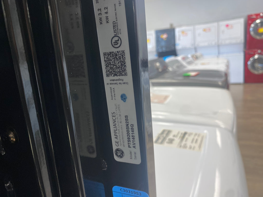 Profile 30" 5 Cu. Ft. Electric Two-In-One Wall Oven with True European Convection - Stainless - PTS9200S2NSS