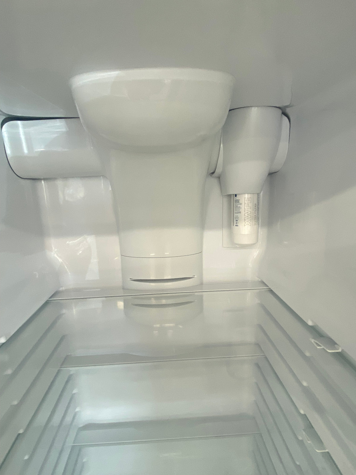 36” GE French door fridge, Stainless, side by side fridge/Freezer, "New"