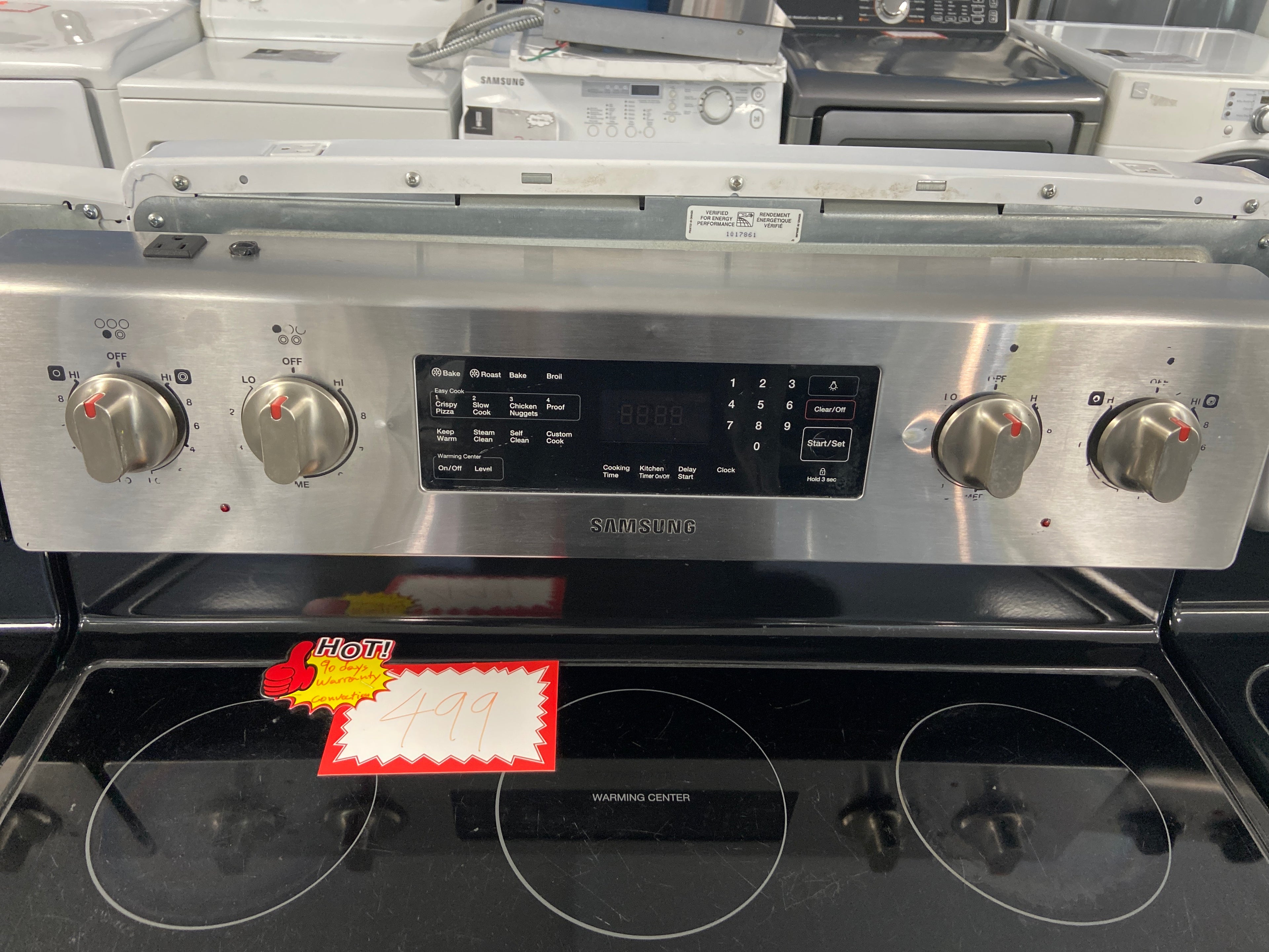 Samsung 30" Electric Freestanding Range with Storage Drawer Stainless Steel - NE595R0ABSR