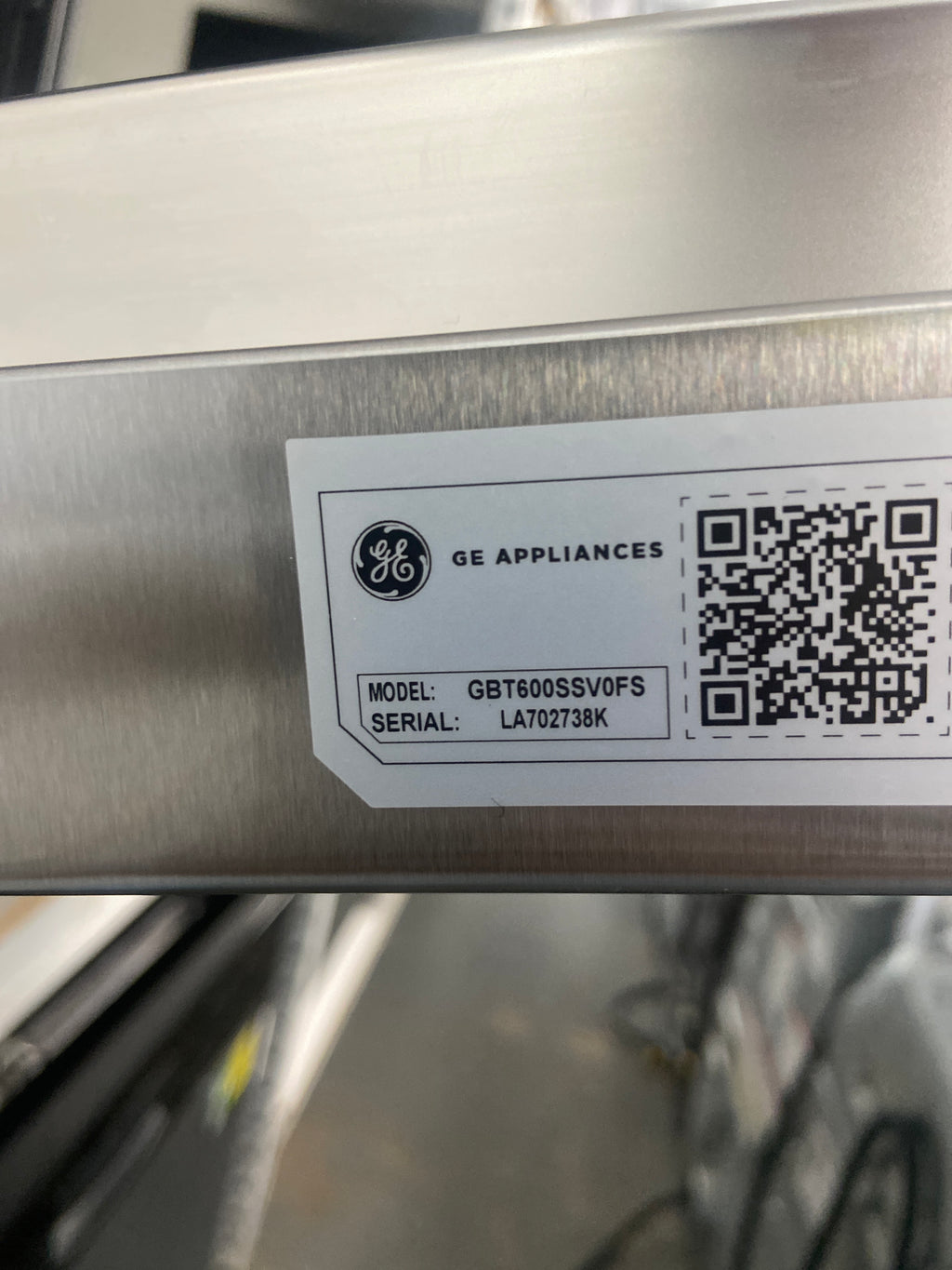 GE stainless dishwasher, “Open Box”, 6 Months warranty