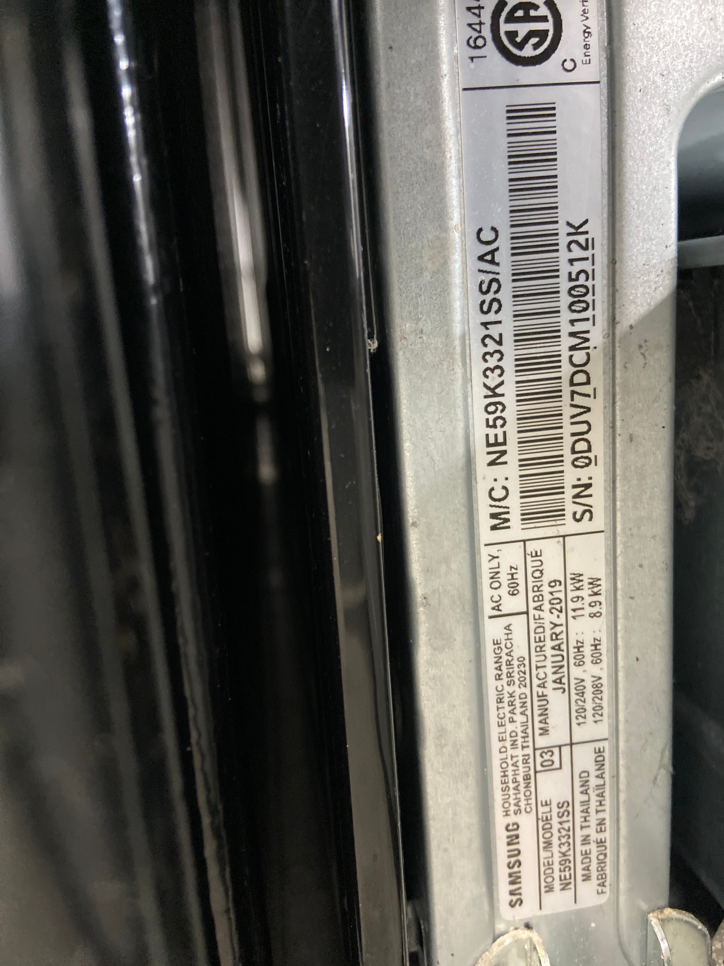 Samsung 30" Electric Freestanding Range with Storage Drawer Stainless Steel - NE59K3321SS