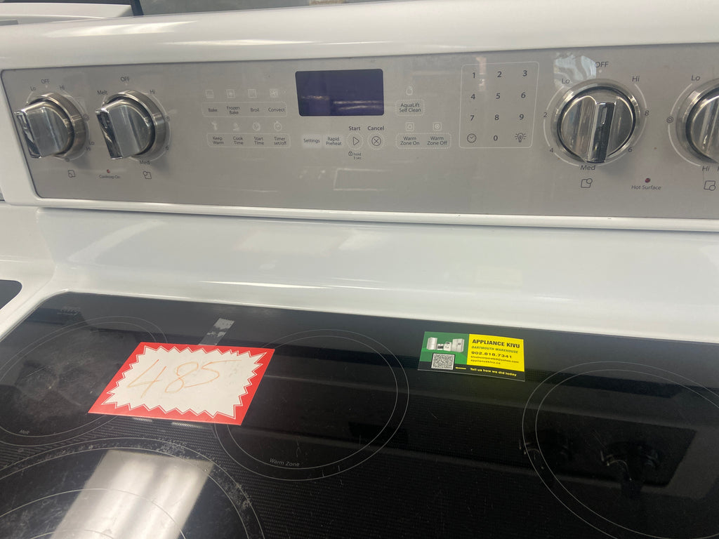 Whirlpool glass top stove, YWFE745H0FH0, “Refurbished”, 3 Months warranty