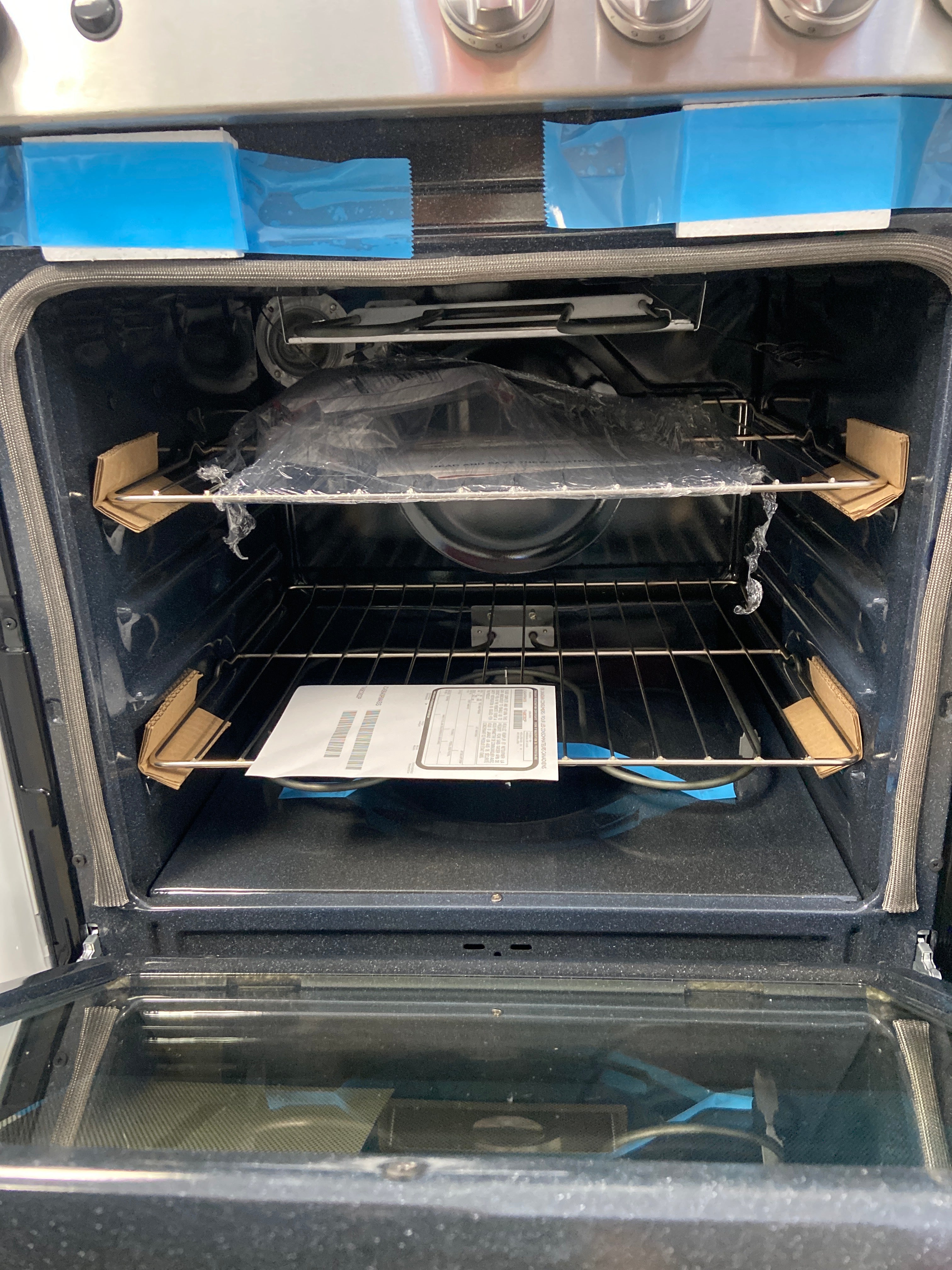 GE 24" Electric Slide-In Front Control Range with Storage Drawer Stainless Steel - JCAS640RM4SS