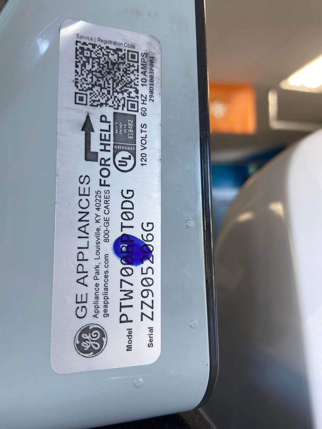 GE profile Large capacity top load washer, transparent door, Smart wash technology “Open Box”, 6 Months Warranty.