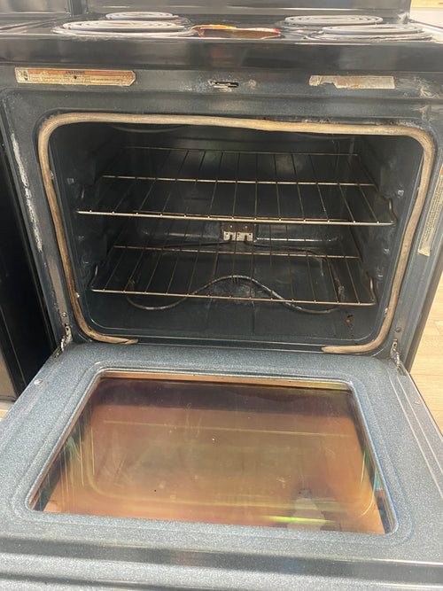 30 INCH whirlpool stainless steel coil top stove self clean "refurbished"