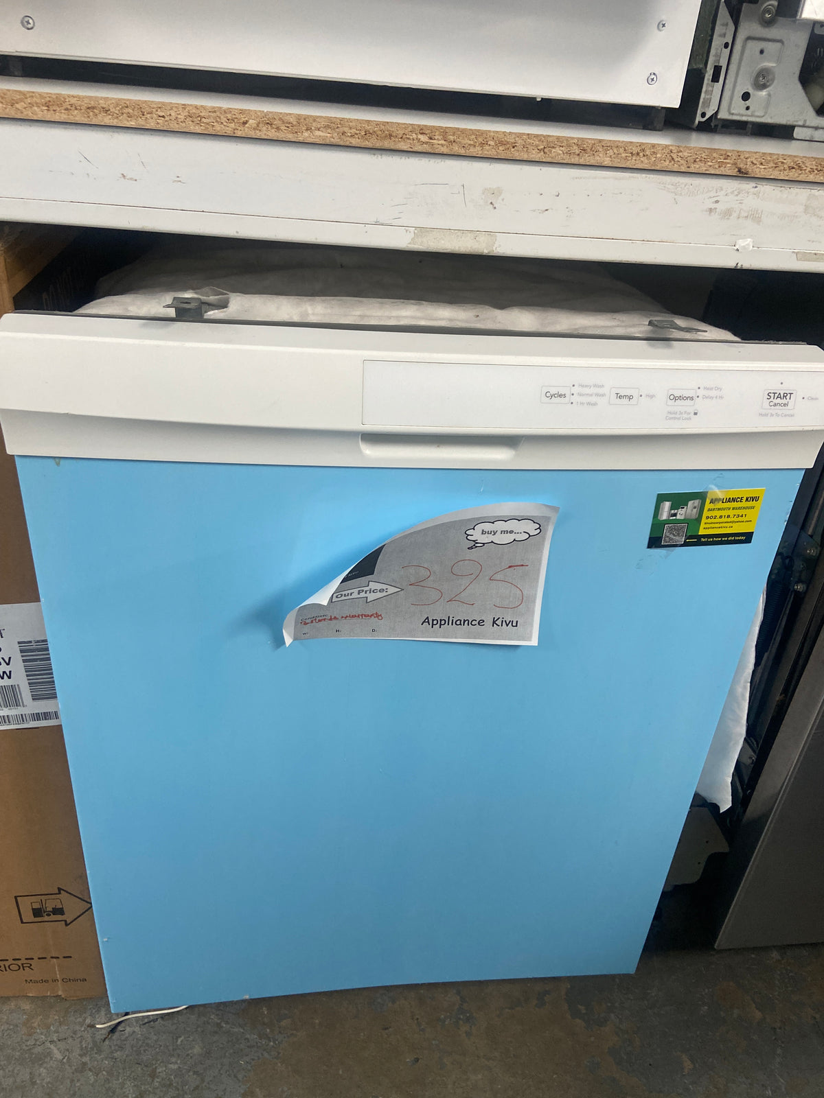 GE white built-in dishwasher, “Refurbished”, 3 Months Warranty