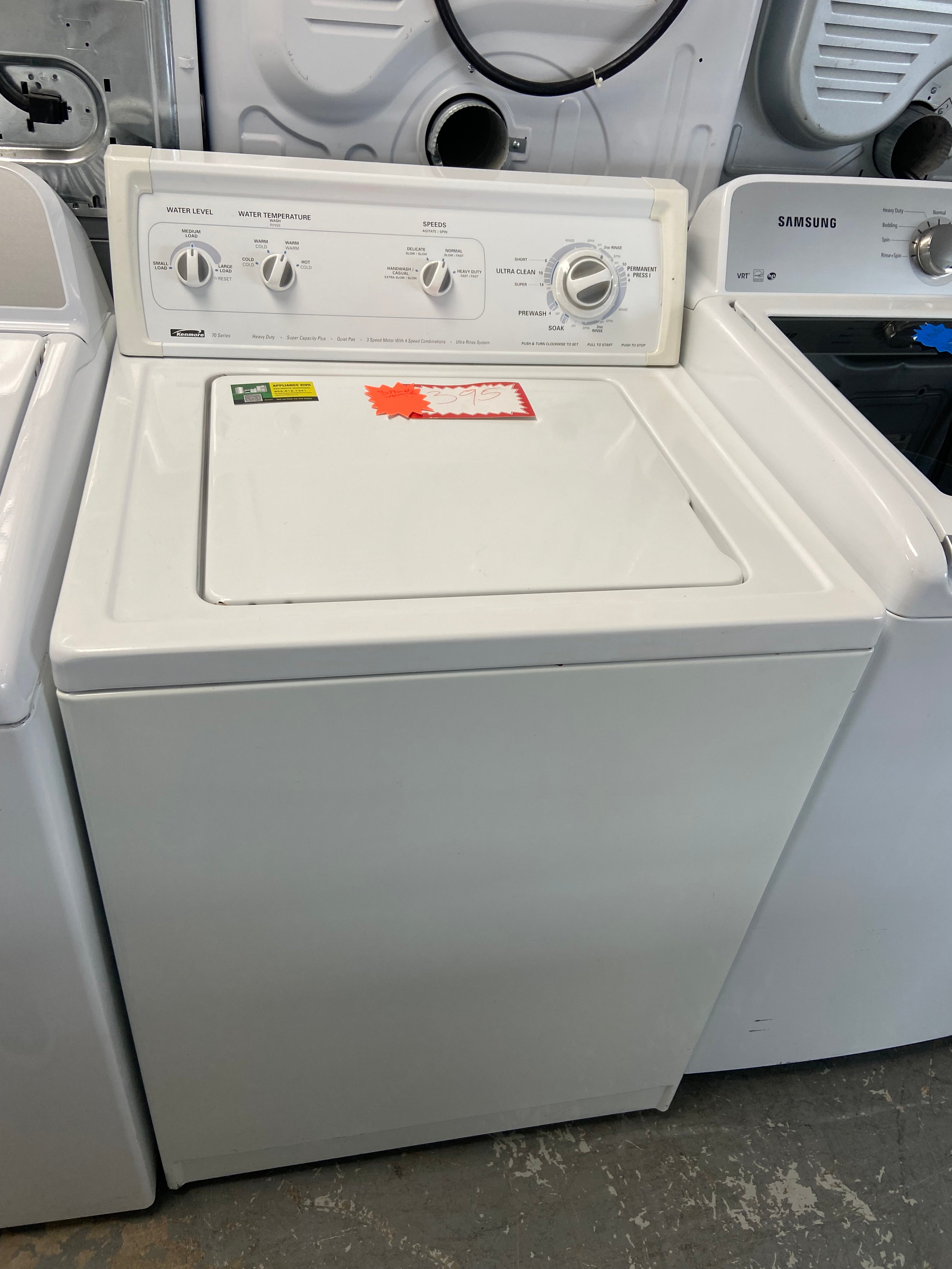 Kenmore Top-Load Washing Machine - White (110.22722100)