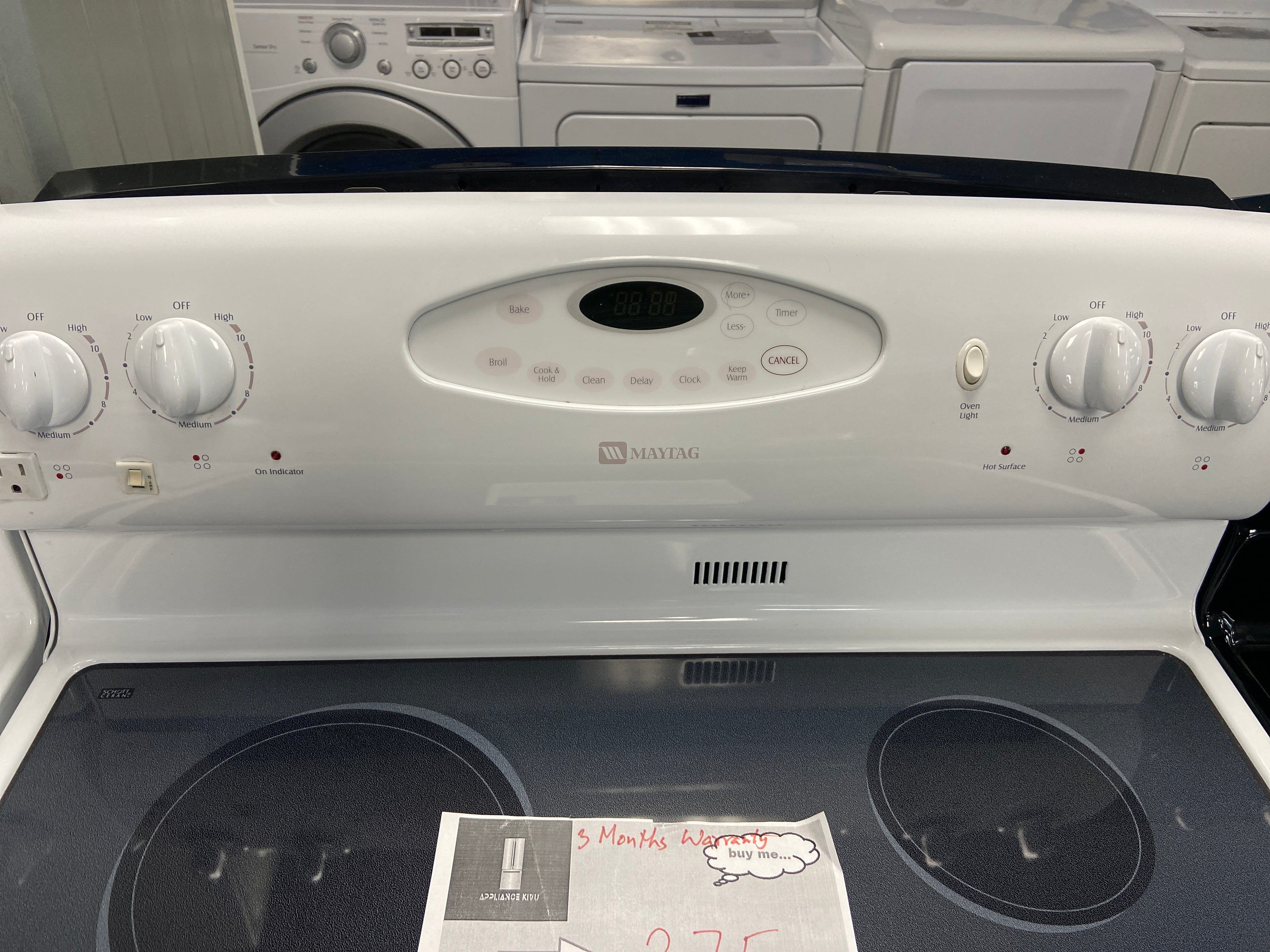 Maytag 30" Electric Freestanding Range with Storage Drawer White - MER5751ACW