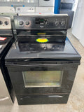 Black Whirlpool YWFE510S0ABØ Glass Top Stove (Refurbished)