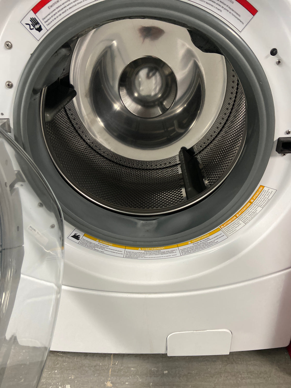 GE front load white washer, energy star certified, “Refurbished”, 3 Months Warranty.