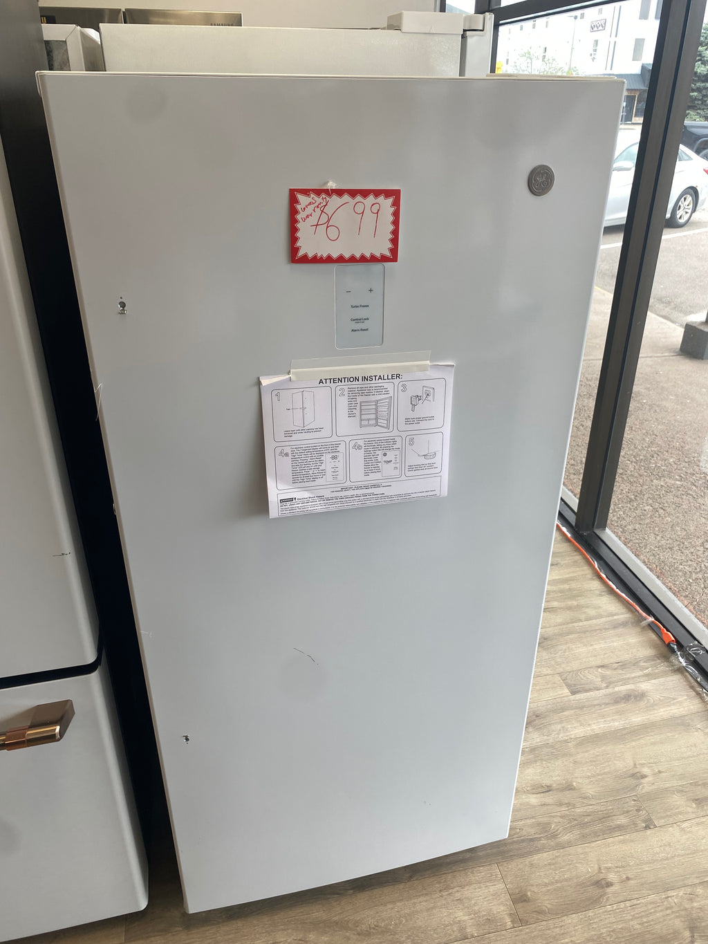 28” GE Stand Up Freezer