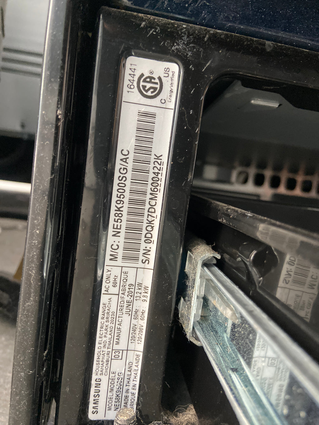Samsung slide in stove, NE58K9500SG/AC, “refurbished”, 6 Months warranty