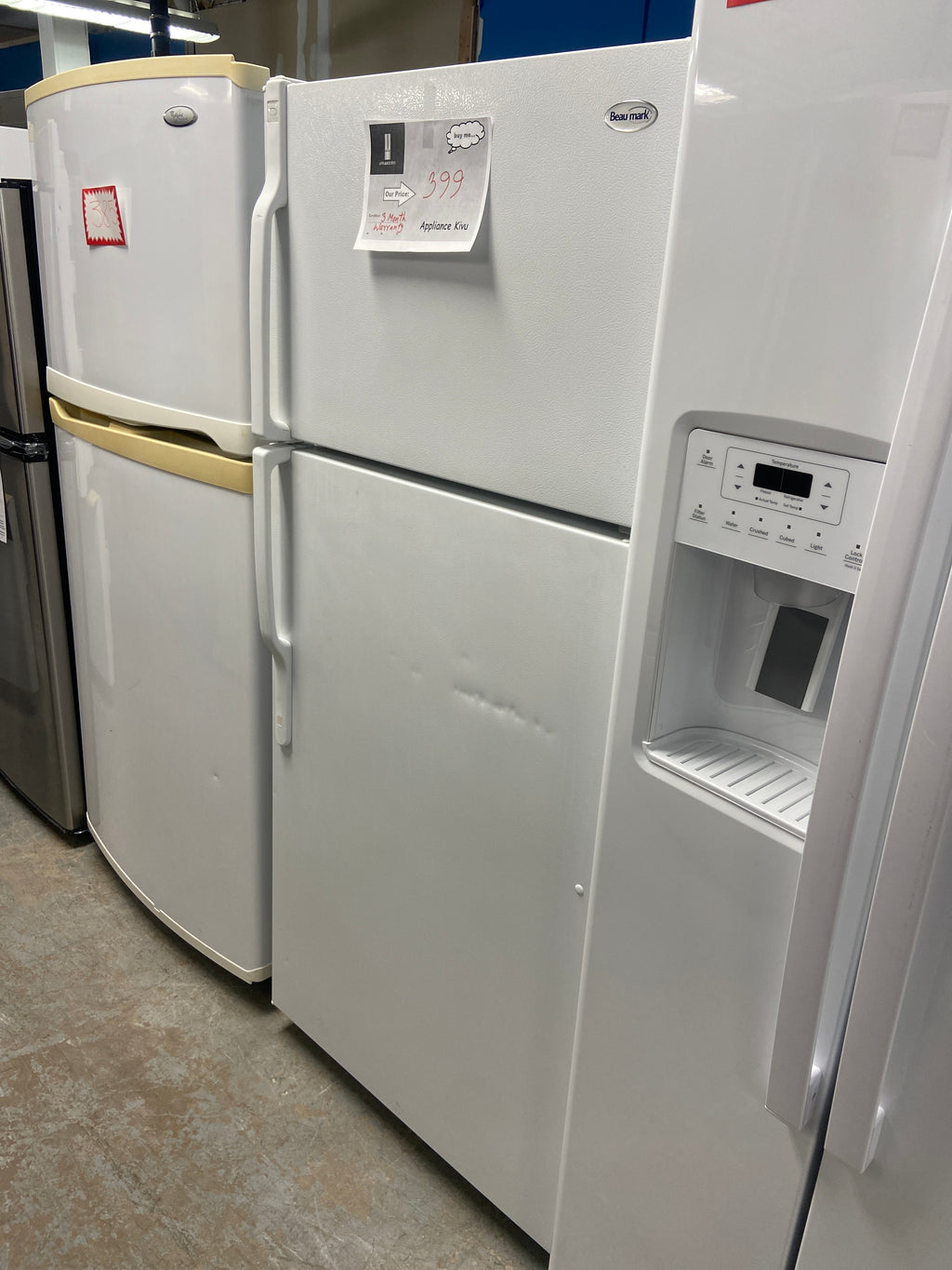 Beaumark 11 Cu. Ft. Top-Freezer Refrigerator - White (37511KBSERWW)