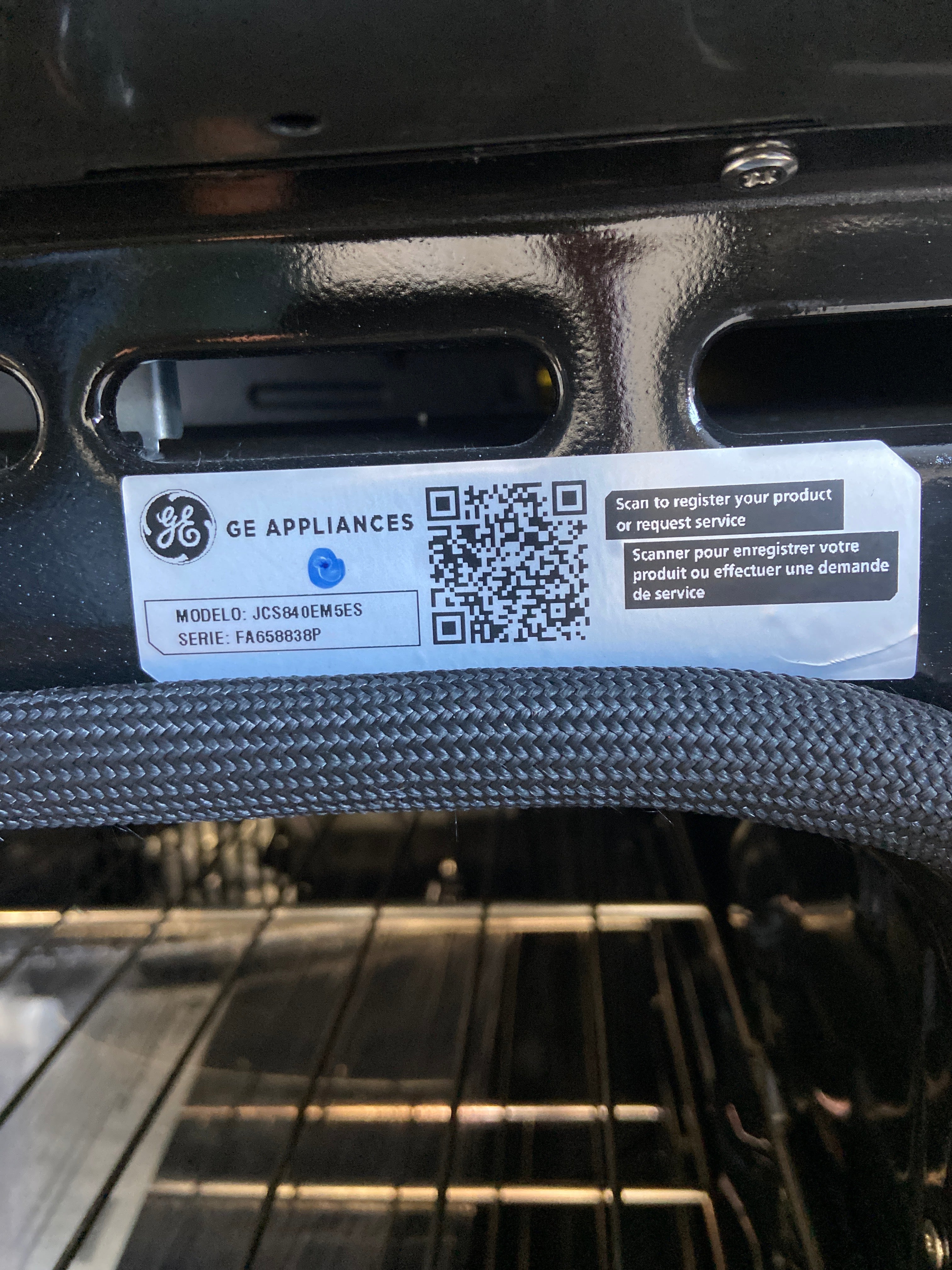 GE 30" Electric Slide-In Front Control True Convection Range with Storage Drawer Slate - JCS840EMES