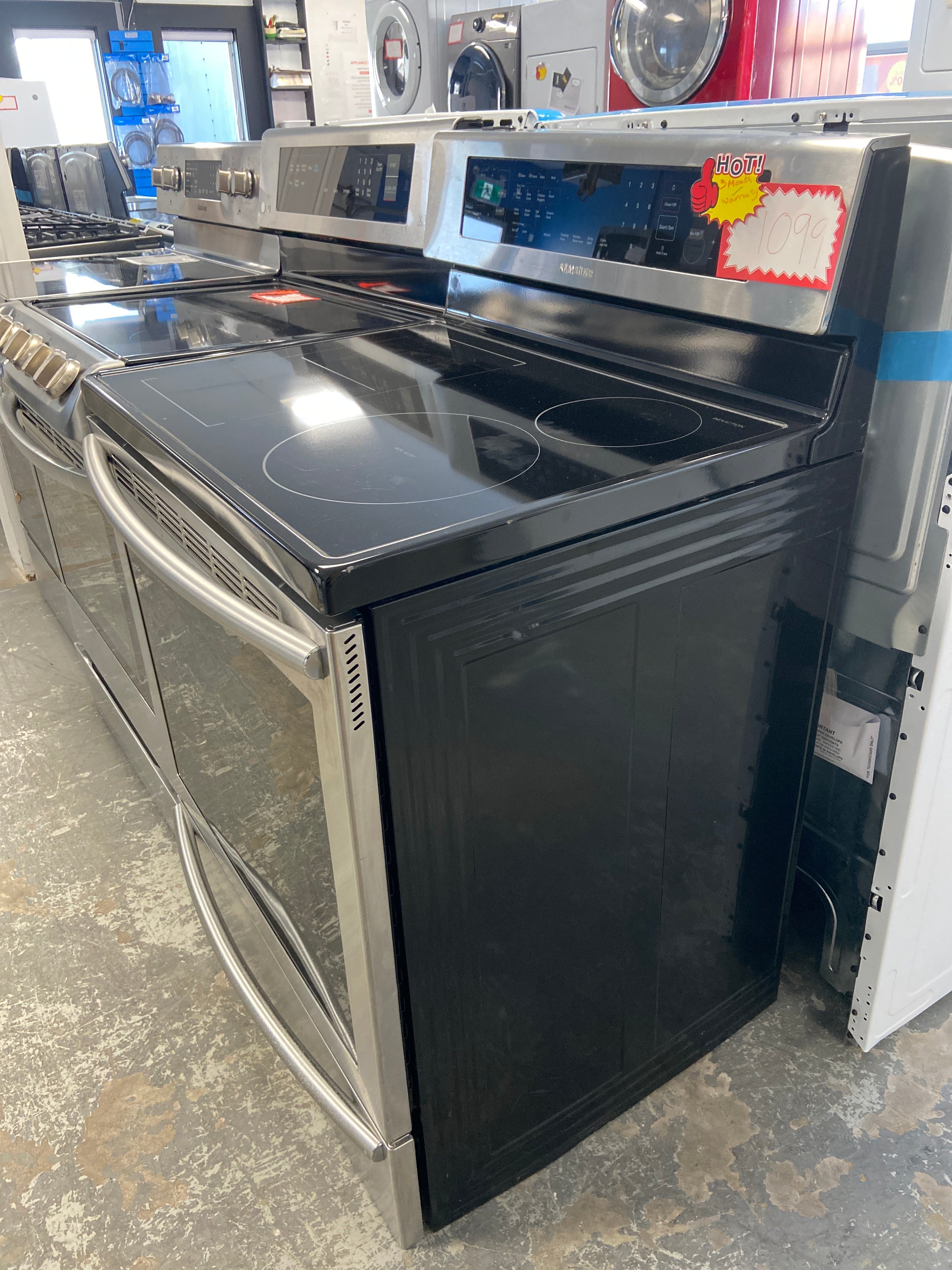 Samsung 30" Electric Freestanding Range with Storage Drawer Stainless Steel - NE597N0PBSR