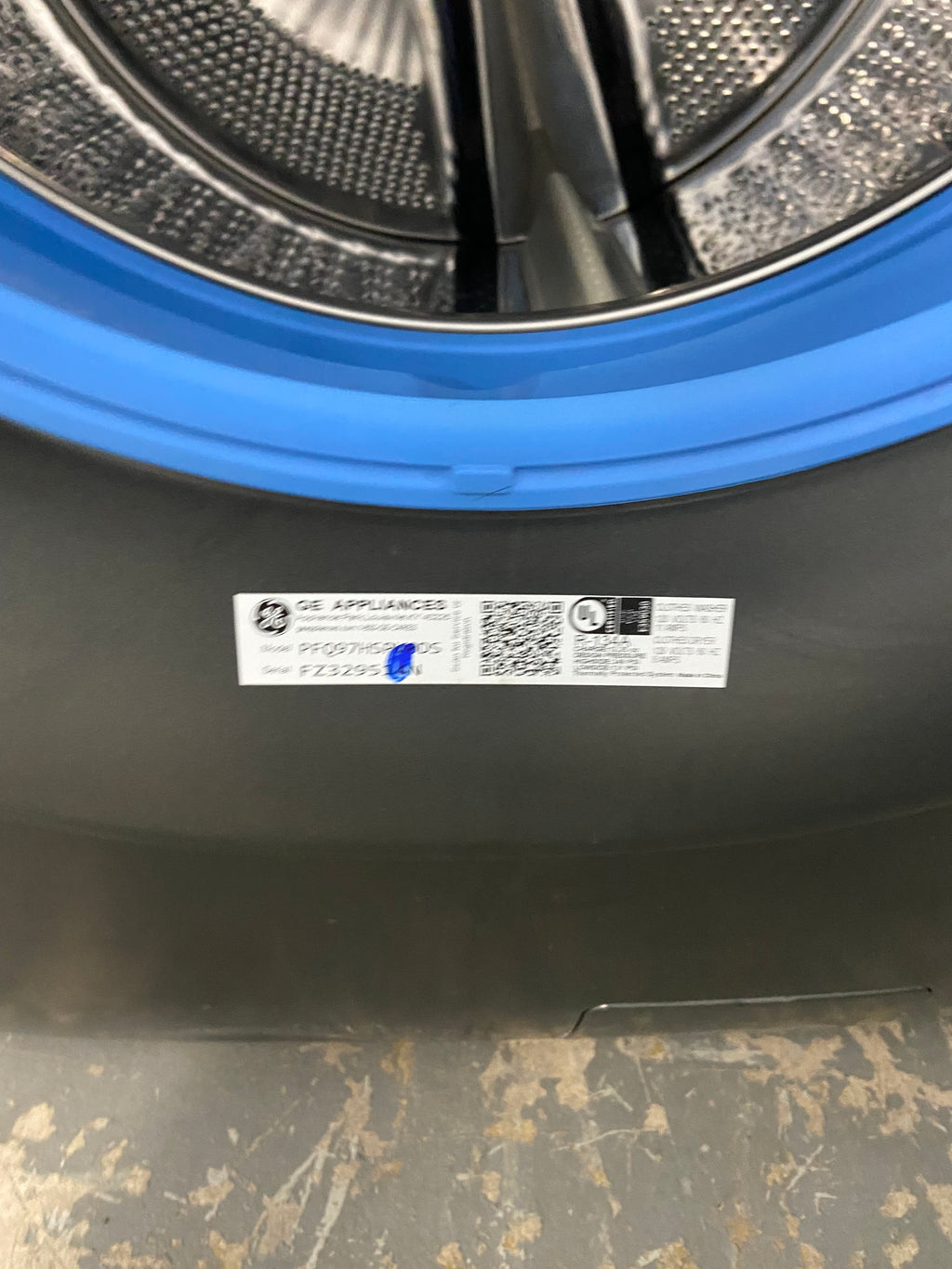 GE Profile PFQ97HSPV0DS All-in-One Washer Dryer Combo Electric Dryer, 28 inch Width, 5.5 cu. ft. Dryer Capacity, 5.5 cu. ft. Washer Capacity, 14 Dry Cycles, Steam Clean, 5 Temperature Settings, 12 Wash Cycles, 1,300 RPM Washer Spin Speed, Water Heater