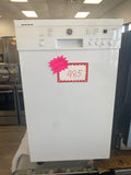 18” GE dishwasher, White