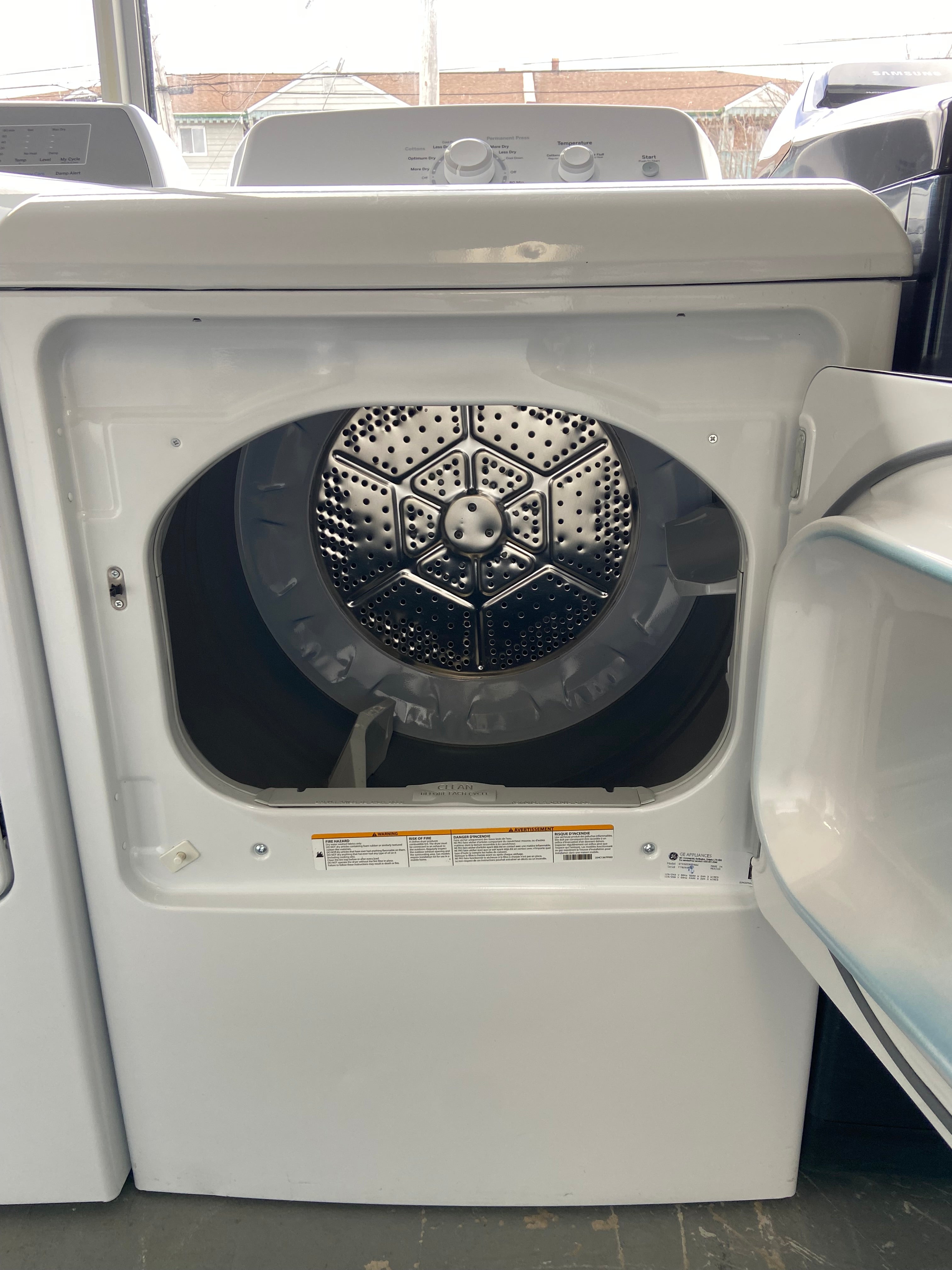 GE GTD32EBMP0WW Electric Dryer, 6.2 cu. ft. Dryer Capacity