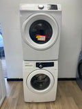 Samsung Front Load Washer, 27 inch Width, 4.0 cu. ft. Capacity, 6 Wash Cycles/ Samsung DV42H5000EW/AC Dryer, Vented, 11 Dry Cycles, 4 Temperature Settings, Stackable, White colour