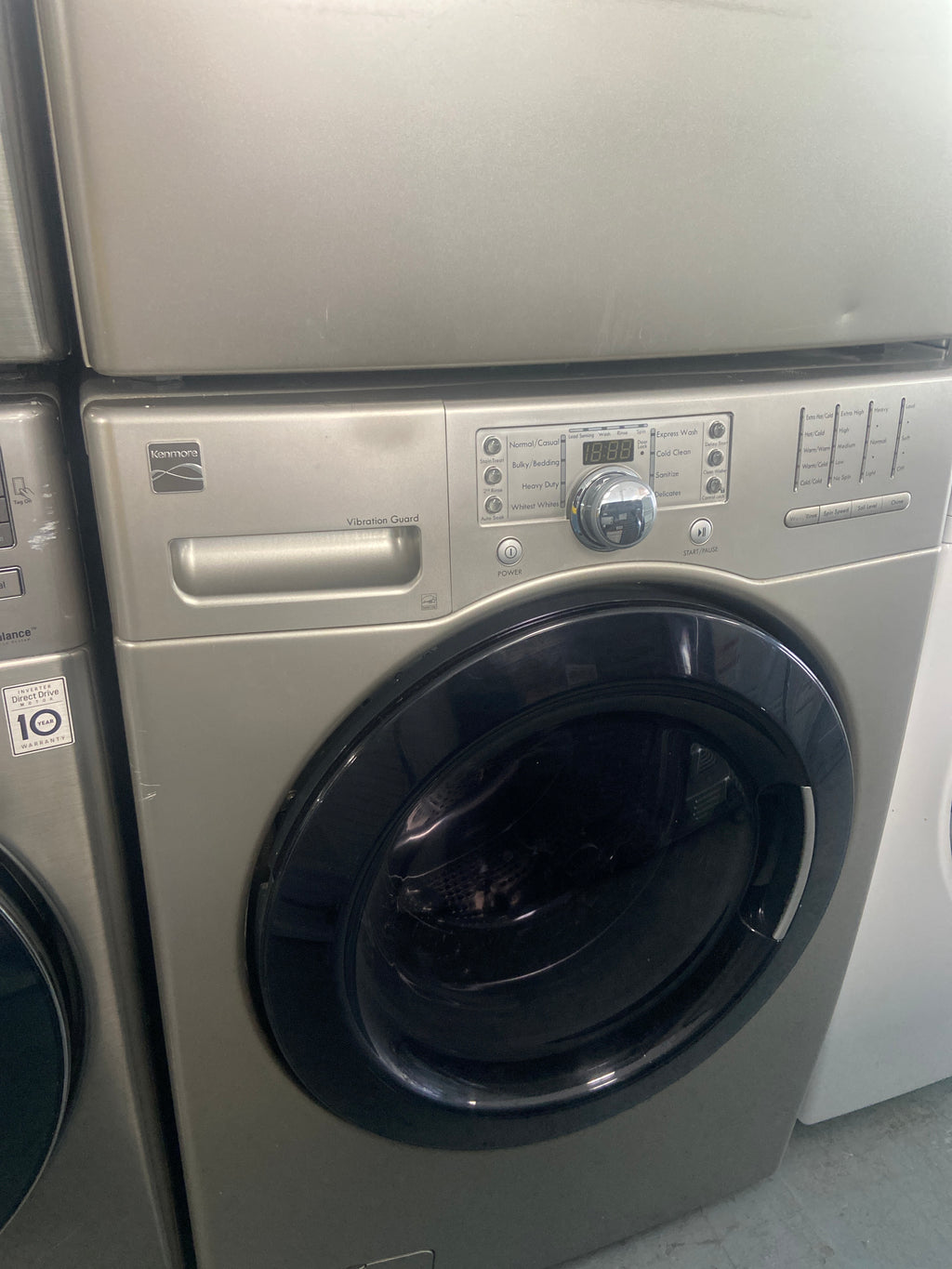 Kenmore washer and dryer set, 796. 40277900 / 796.80277900, “Refurbished”, 3 Months Warranty.