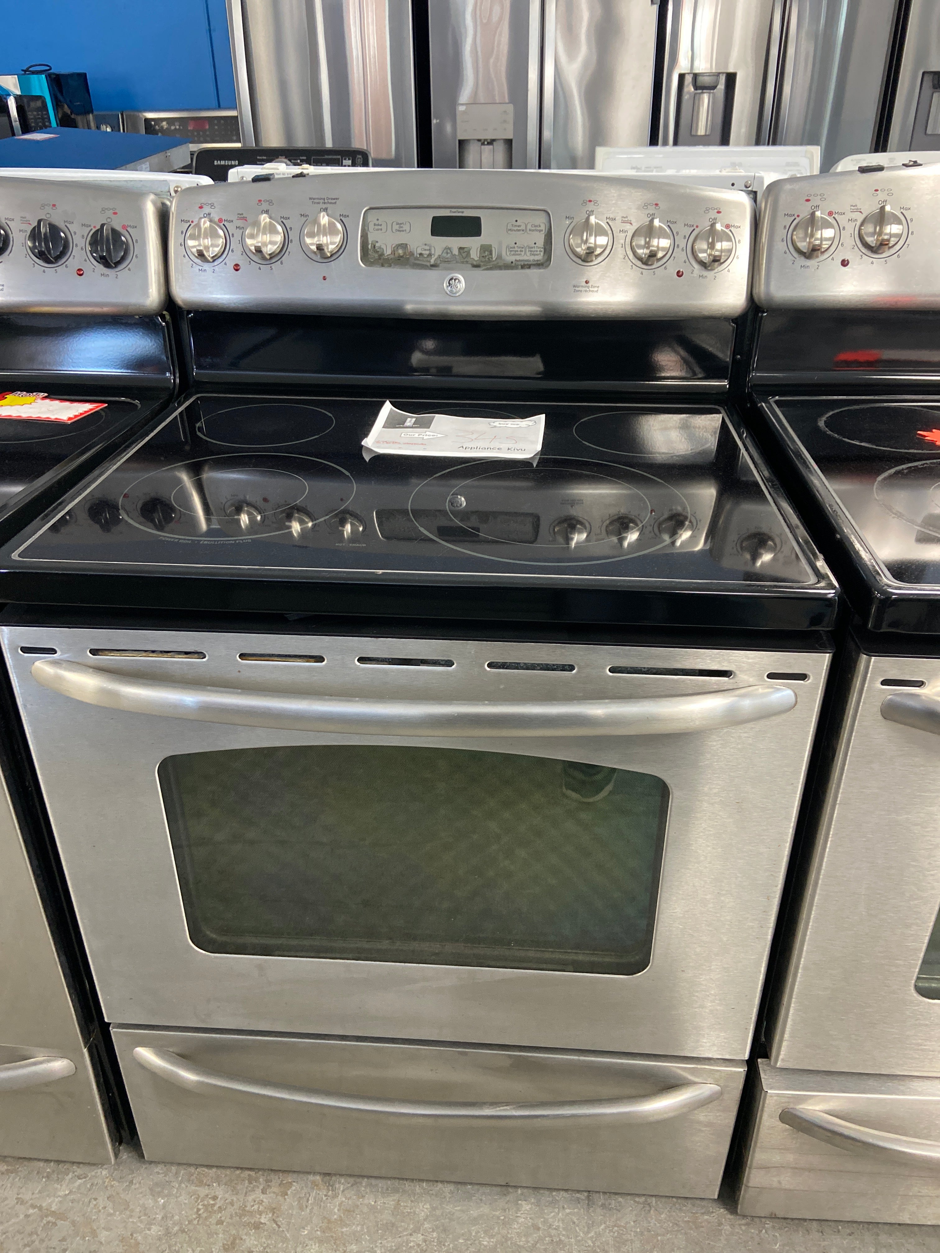 GE 30" Electric Freestanding Range with Storage Drawer Stainless Steel - JCBP81SP2SS